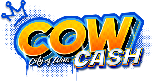 COWCASH logo – official GCash gaming platform